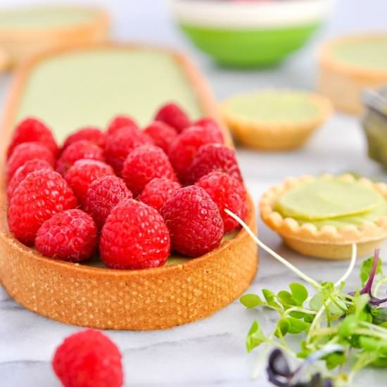 Coconut Matcha Ganache Tart