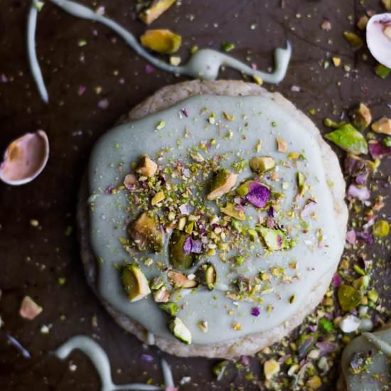 Matcha Frosted Sugar Cookies
