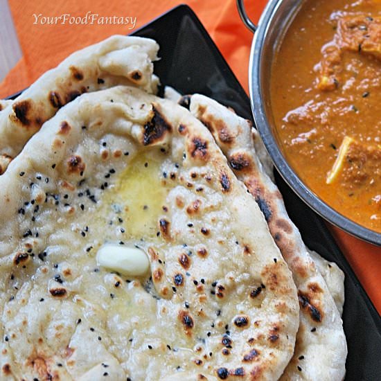 Homemade Butter Naan Recipe