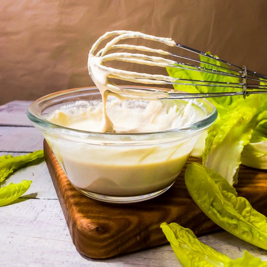 Super Creamy Tahini Salad Dressing