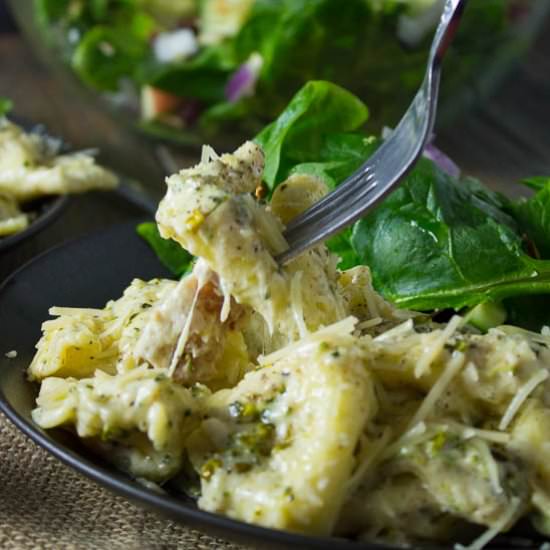Broccoli Alfredo Tortellini w/ Bacon
