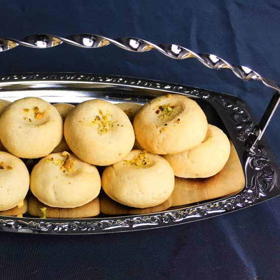 Nankhatai (Indian Shortbread Cookie)