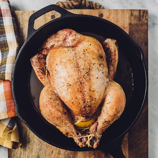 Cast Iron Roasted Chicken