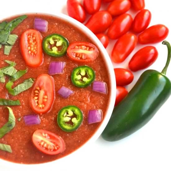 Spicy Gazpacho Soup
