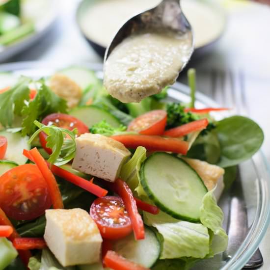 Thai Salad with Peanut Dressing