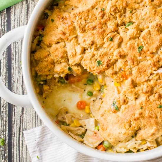 Easy healthy chicken pot pie