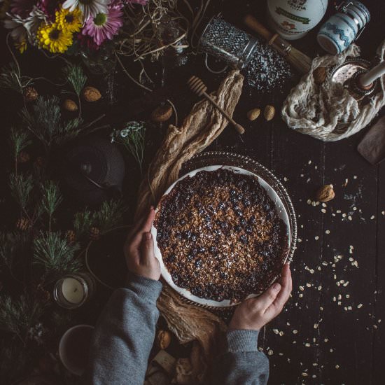 Blueberry & Rose Water Oatmeal