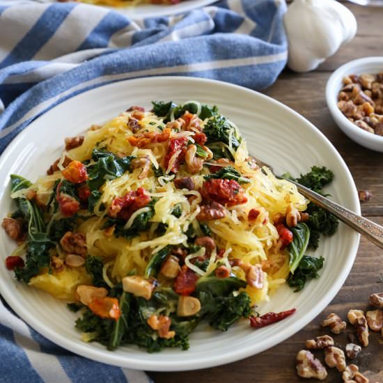 Spaghetti Squash with Kale