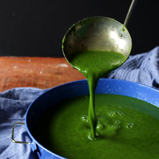 Spicy Green Veggie Broth