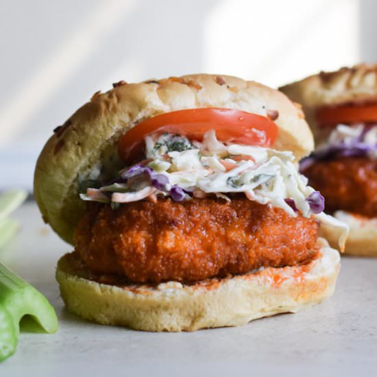 Buffalo Chicken Burgers