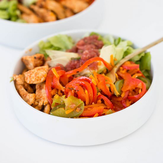 Chicken Fajita Bowl