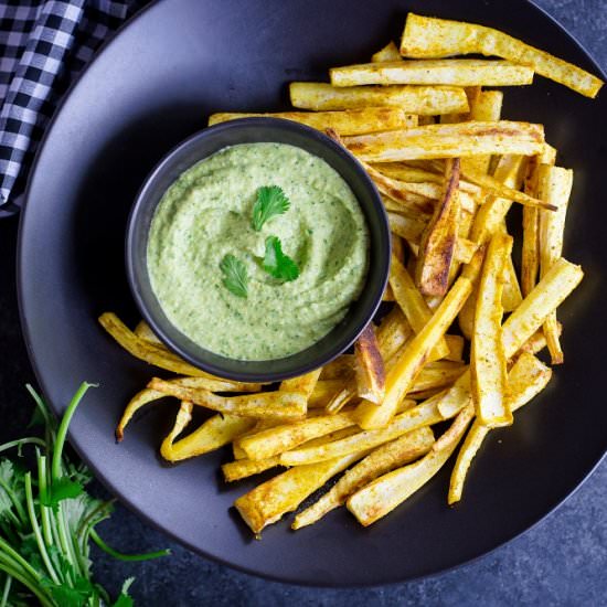 Curried Parsnip Fries
