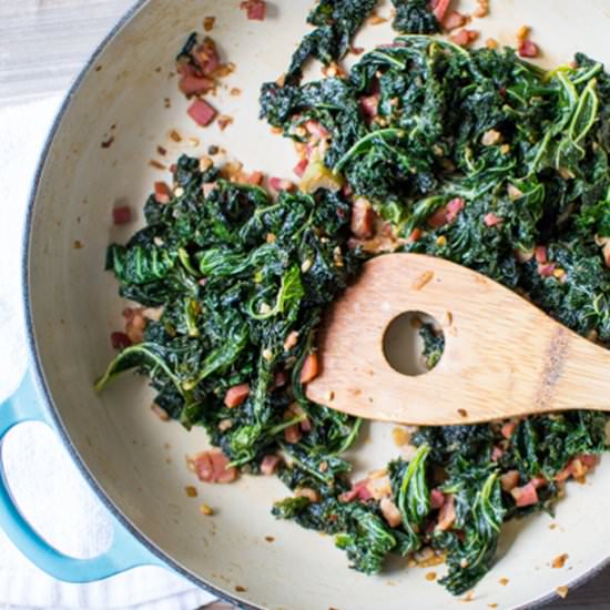 Best-Ever Braised Kale