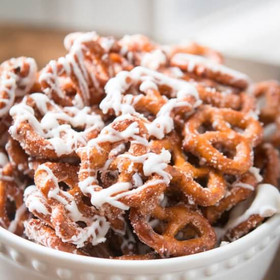 cinnamon sugar pretzels