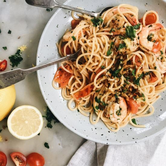 Prawn, Chilli & Cherry Tomato Pasta