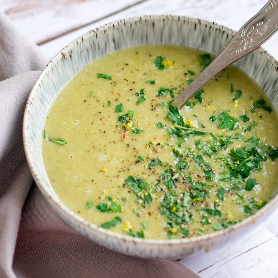 Leek, Kale & Potato Soup
