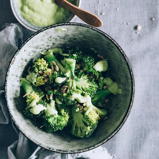 steamed broccoli