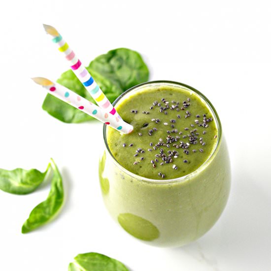 Green Apple Spinach Smoothie