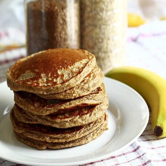 Whole Wheat Banana Pancake