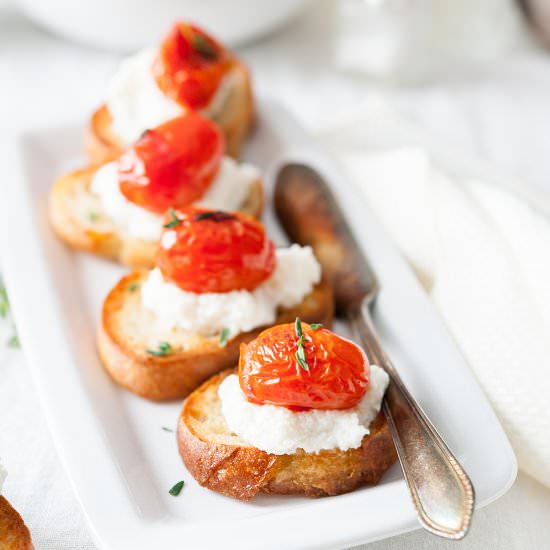 Tomato-Ricotta Bruschetta