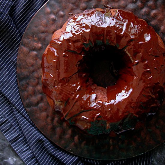 Sour Cream Chocolate Bundt Cake