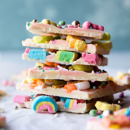 3 Ingredient Lucky Charms Bark