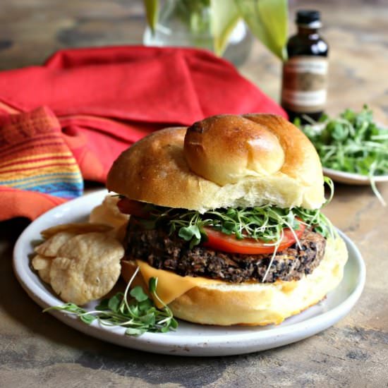 Smokey Black Bean Burgers