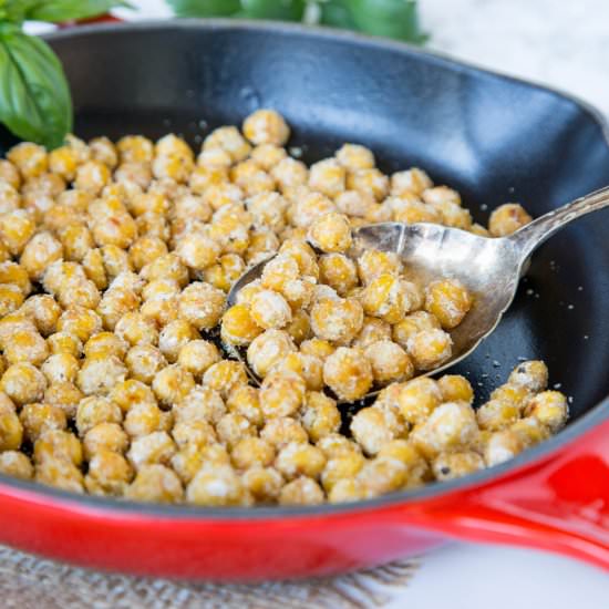 Parmesan Roasted Chickpeas