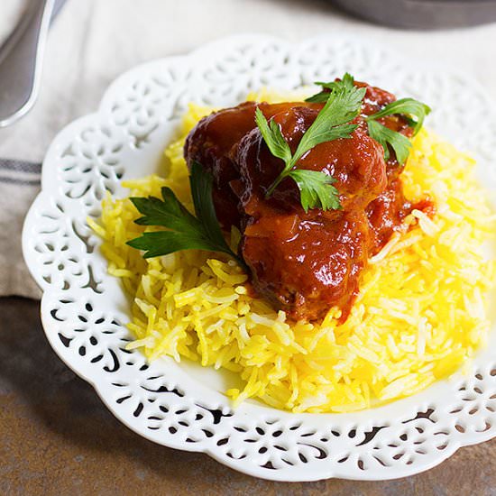 Eggplant Sumac Meatballs