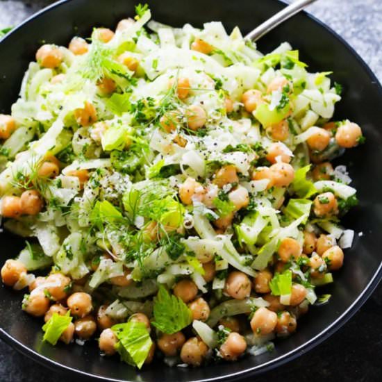 Fennel & Chickpea Salad