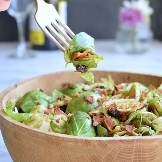 Balsamic Brussel Sprout Salad
