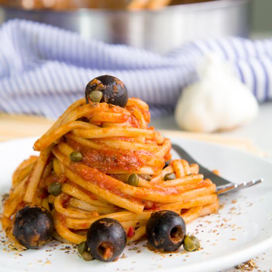 Pasta Puttanesca Sauce