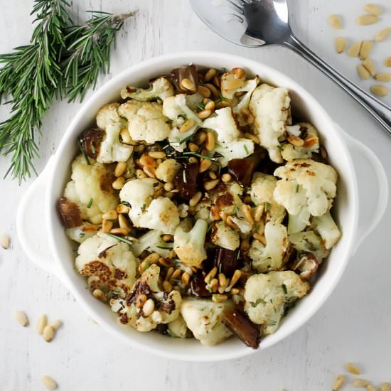 Easy Roasted Cauliflower Dish