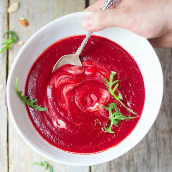 Roasted Balsamic Beet Soup
