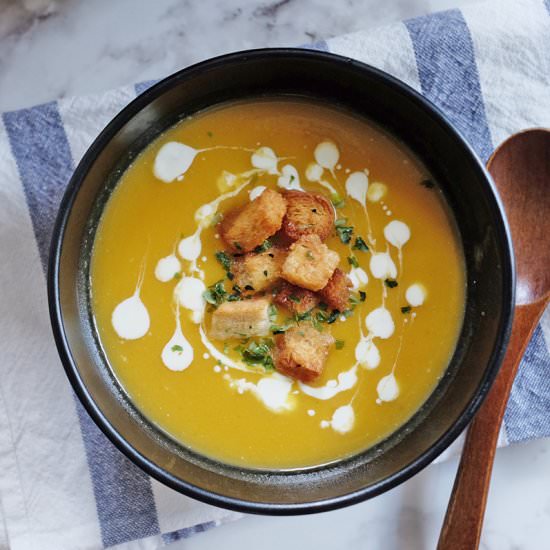 Best Butternut & Sweet Potato Soup
