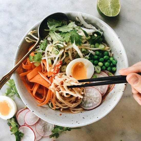 Quick Spicy Vegetarian Ramen