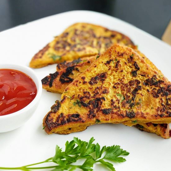 Besan Bread Toast