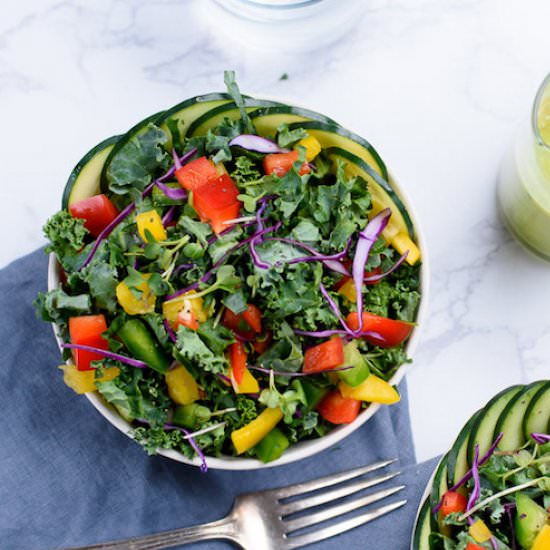 Bell Pepper Medley & Kale Salad