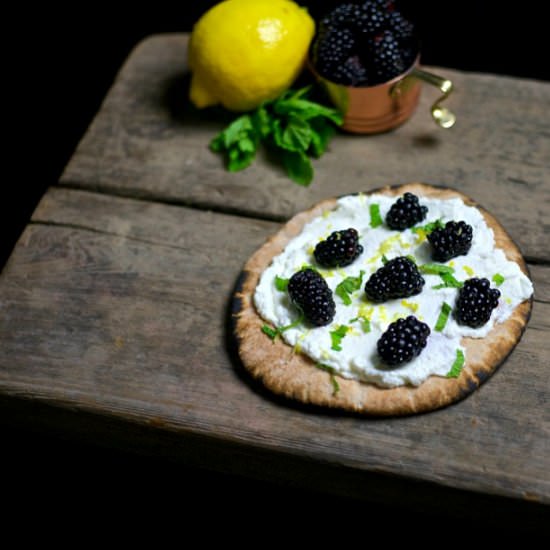 Blackberry Ricotta Pita