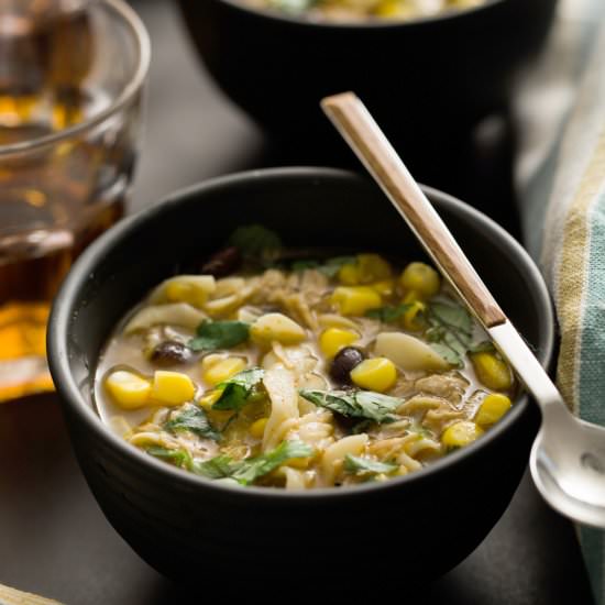Mexican Chicken Noodle Soup