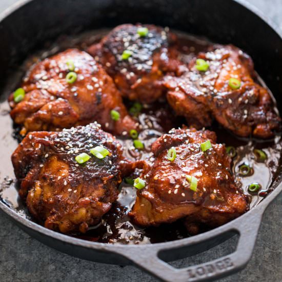 Spicy Korean Chicken Thighs