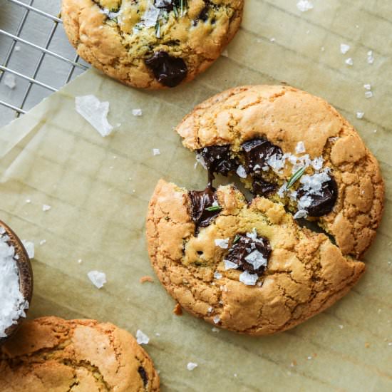Rosemary Chocolate Chunk Cookies