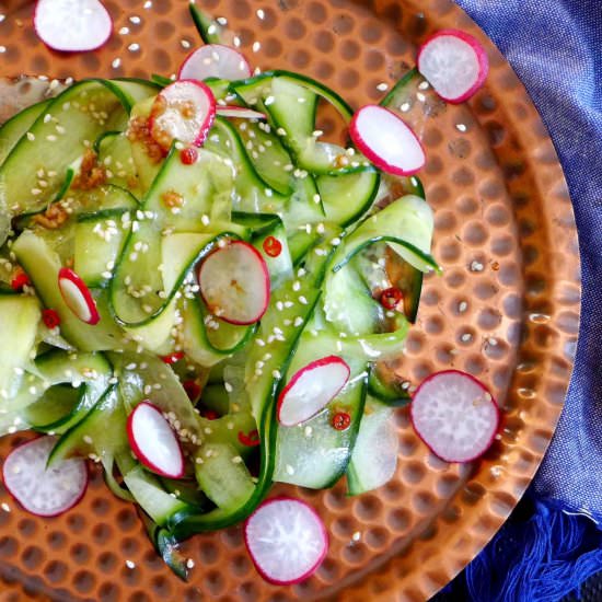 Cucumber with Easy Chinese Dressing