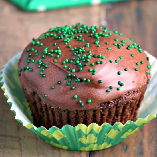 Miinty Cream Filled Cupcakes
