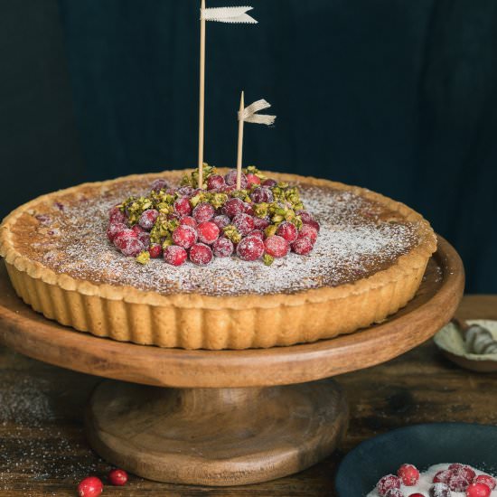 Cranberry Frangipane Tart