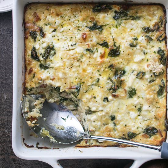 Orzo Frittata