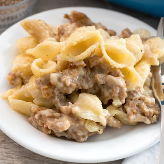 Sausage Macaroni and Cheese