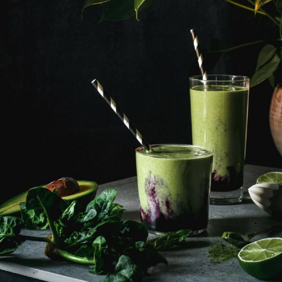 Antioxidant Packed Blueberry Smoothie