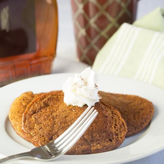 Blender Sweet Potato Pancakes