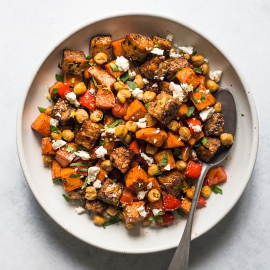 Roasted Tempeh with Tamarind Glaze